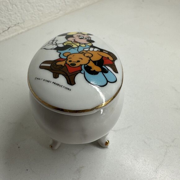 Minnie Mouse Trinket Box Jewelry Box Vintage Gift Collectible - Picture 2 of 16